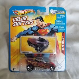 Superman Hot Wheels Color Shifters Clark Kent Car New In Package